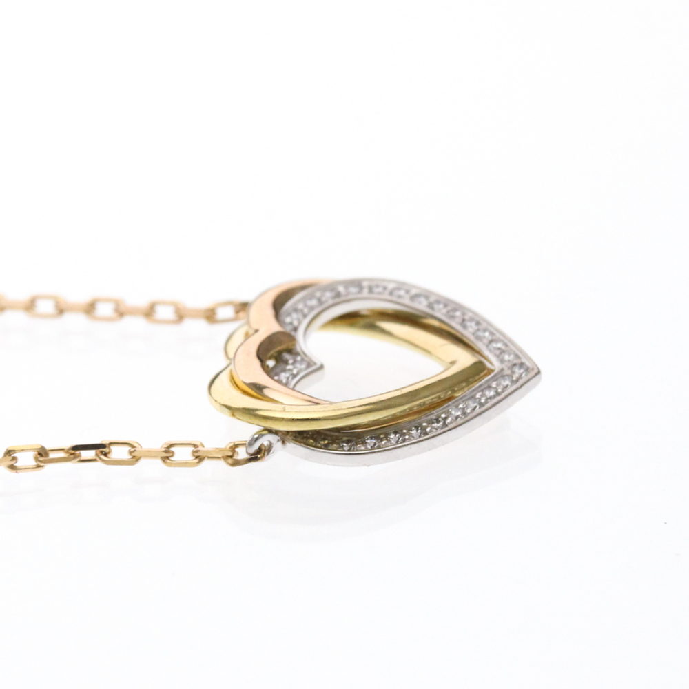 CARTIER 18k Gold Diamond Trinity Necklace - Picture 8 of 11